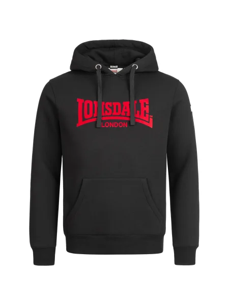 Pulover Lonsdale s kapuco črna