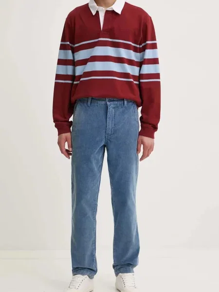 Kalhoty Levi's jednoduché modrá