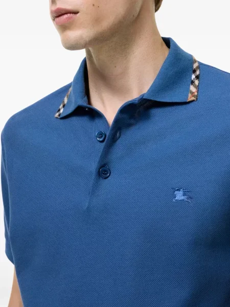 Καρό polo Burberry μπλε