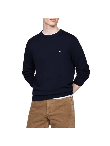 Tommy Hilfiger Sweter Granatowy niebieski