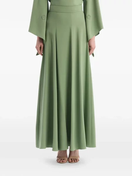 Fusta maxi Oscar De La Renta verde
