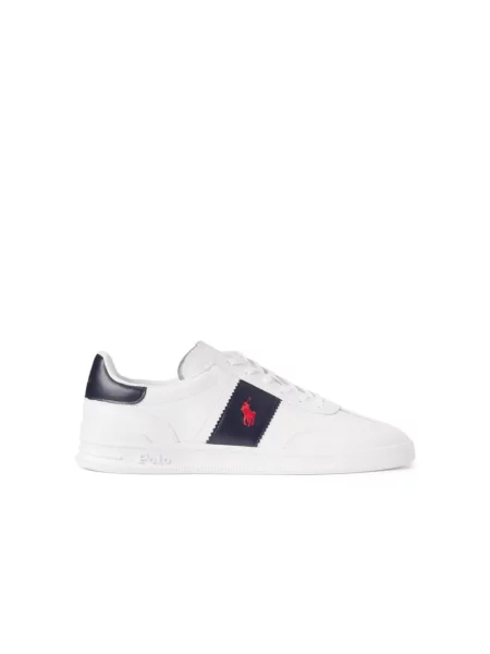 Sneakersy Polo Ralph Lauren skórzane białe