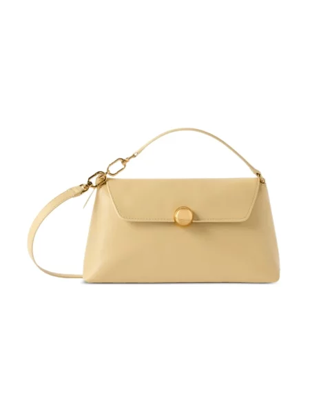 Torebka crossbody Furla skórzana żółta