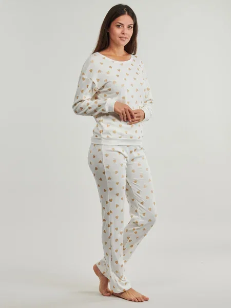 Pijamale Petit Bateau alb