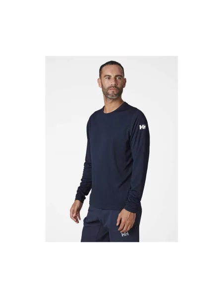 Tričko Longsleeve Helly Hansen HH Tech Crew LS navy tmavě modré