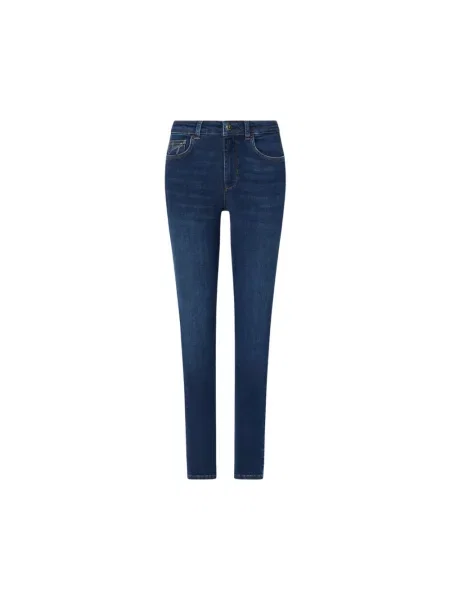 Skinny jeansy skinny Liu Jo niebieskie