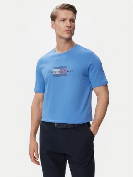 Tričko Tommy Hilfiger modré