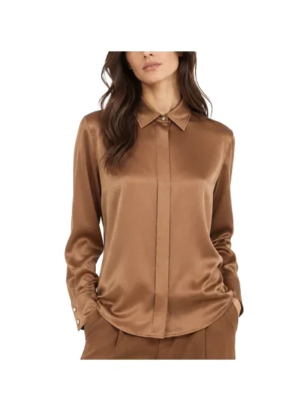 Blúzka Maxmara Studio hnedá