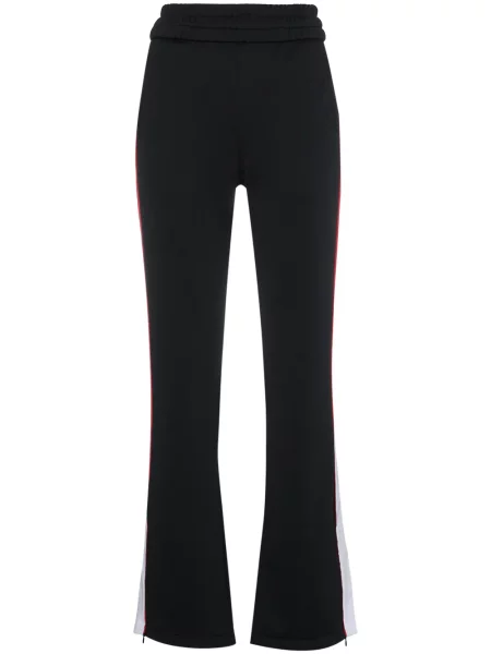 Pantaloni Off-white cu dungi alergare alb