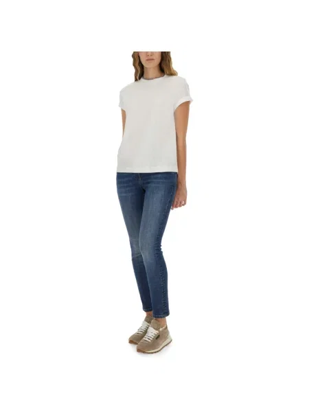 Jeansy Brunello Cucinelli niebieskie
