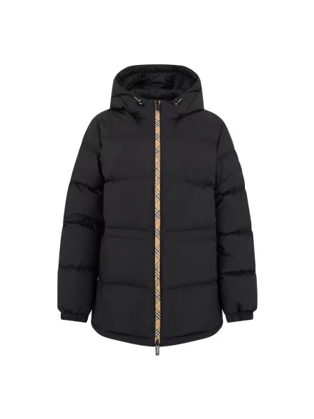 Kurtka Burberry z kapturem czarna