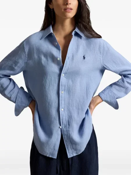 Trčanje čarape Polo Ralph Lauren od brušene kože s cvjetnim printom plava