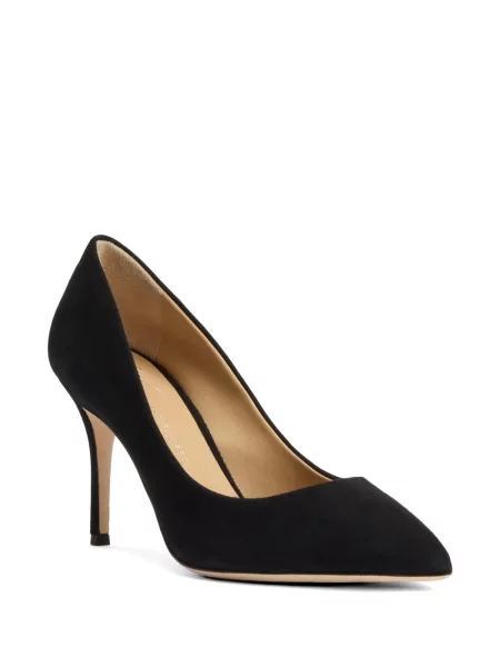 Pantofi cu toc Giuseppe Zanotti din piele de căprioară negru