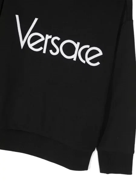 Bluza z kapturem dziecięca Versace czarna
