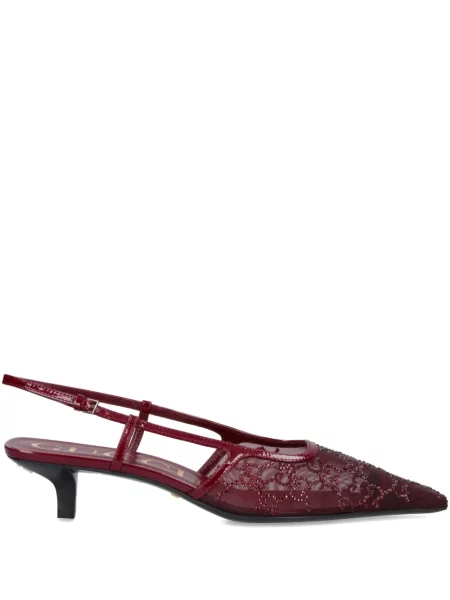 Pantofi cu toc Gucci roșu