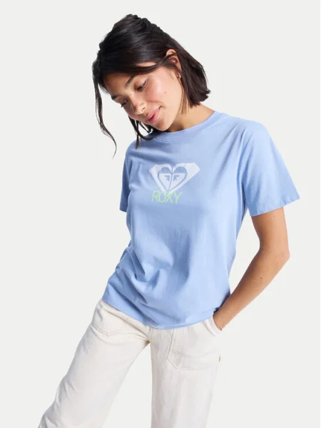 Roxy Tricou Ocean Road Art celest albastru