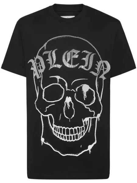 Tricou Philipp Plein cu imagine negru