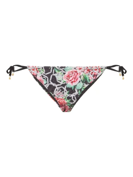 Bikini Philipp Plein cu model floral cu imagine roșu