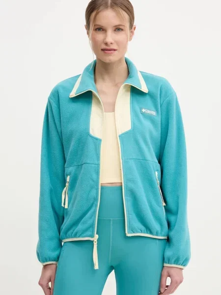 Sportovní mikina Columbia Sequoia Grove tyrkysová