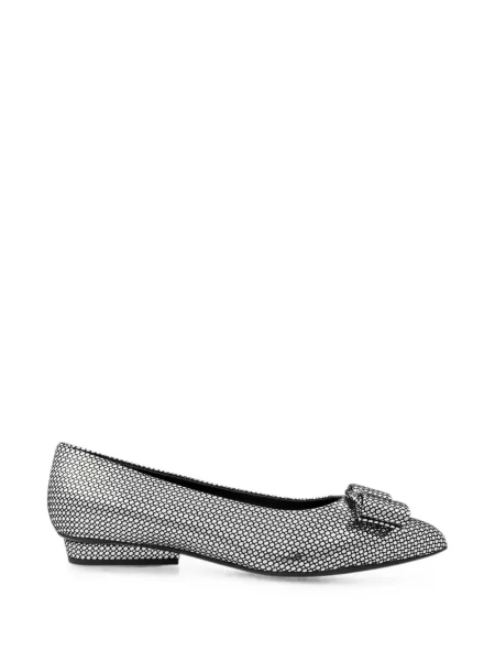 Pantofi cu toc Ferragamo cu funde fără toc