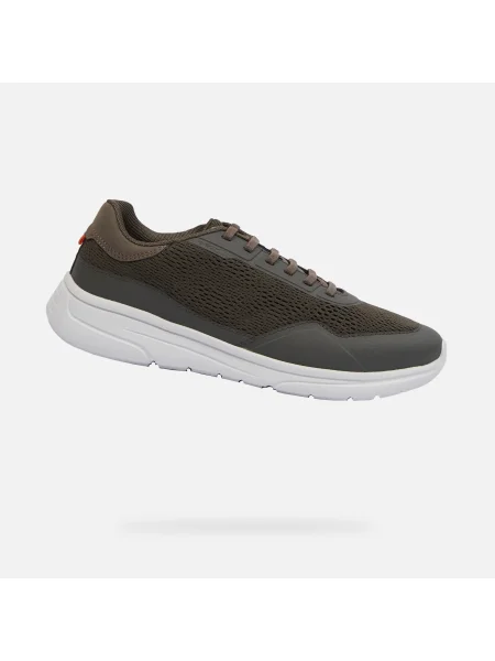 Sneakerși Geox kaki