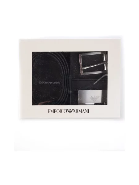 Pasek Emporio Armani czarny