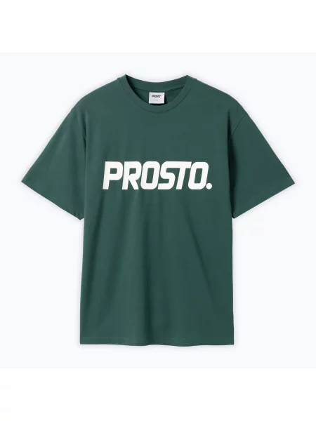 Tricou pentru bărbați PROSTO Big Log bottle green verde