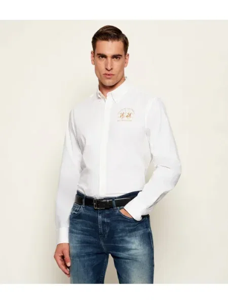 La Martina Cămașă alb