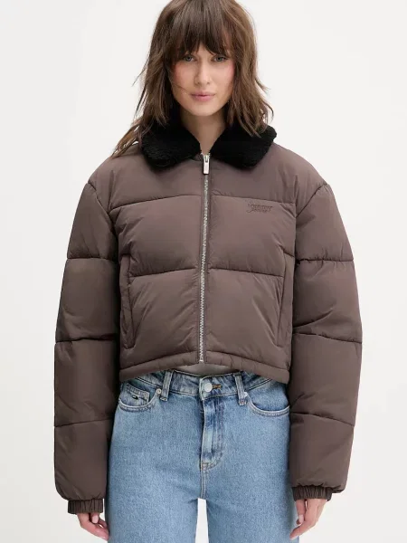 Tommy Jeans geacă de iarnă maro