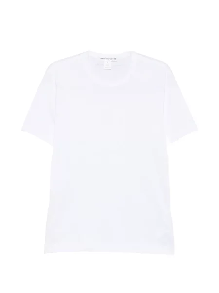 Tricou Comme Des Garçons Shirt cu decolteu rotund alb
