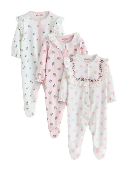 Next Ruhák alváshoz Cath Kidston zöld / rózsaszín / piros fehér