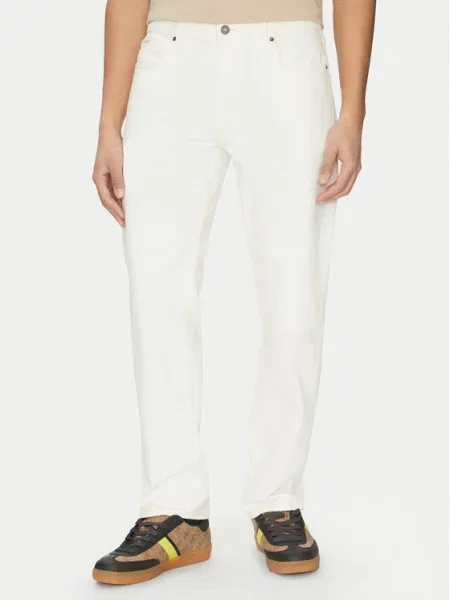 Guess Jeans Джинси Straight Fit бежевий