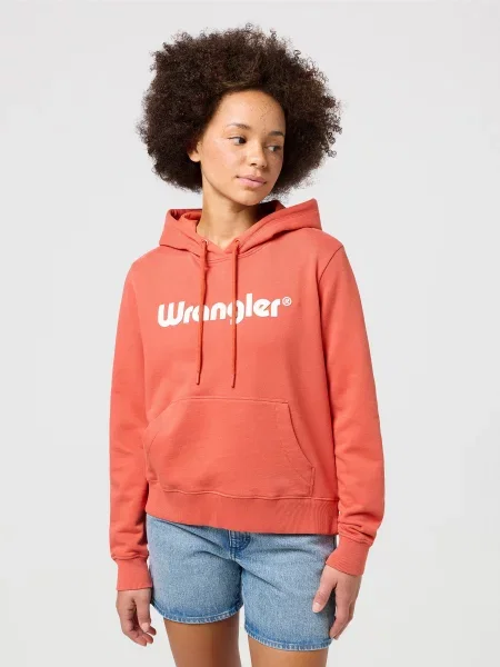 Худи Wrangler оранжевое