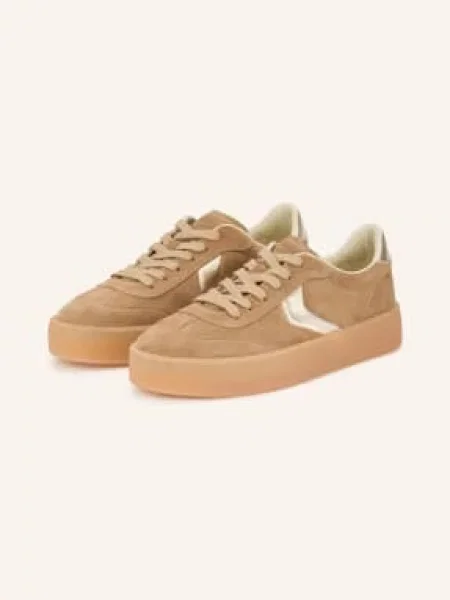 Voile Blanche Sneakersy Mind 02 velbloudí / stříbrná