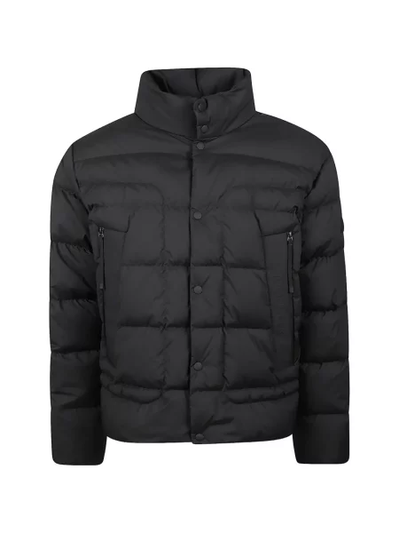 Matlasat geacă cu puf Moncler negru