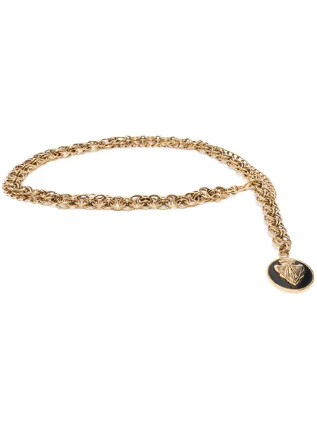 Pásek Gucci Pre-owned s autogramem zlatý