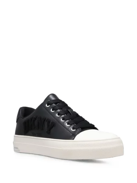Sneakerși Dkny cu autograf negru