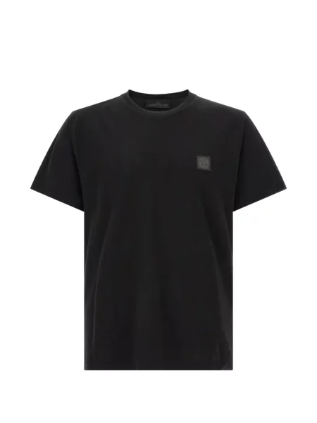 Tricou Stone Island cu strasuri negru
