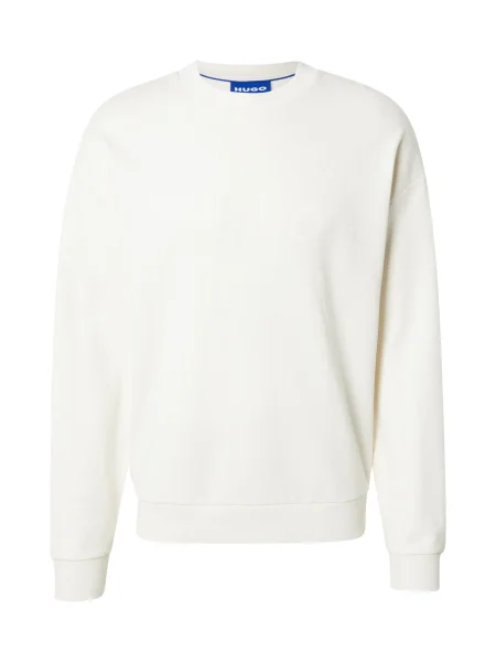 HUGO Mikina Nierofix / šedobiela biela