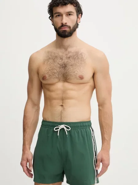 Emporio Armani kopalne kratke hlače zelena
