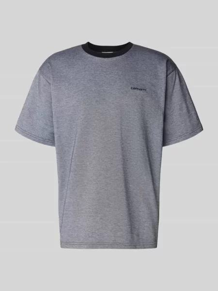 T-shirt z wyhaftowanym logo Carhartt Work In Progress czarna