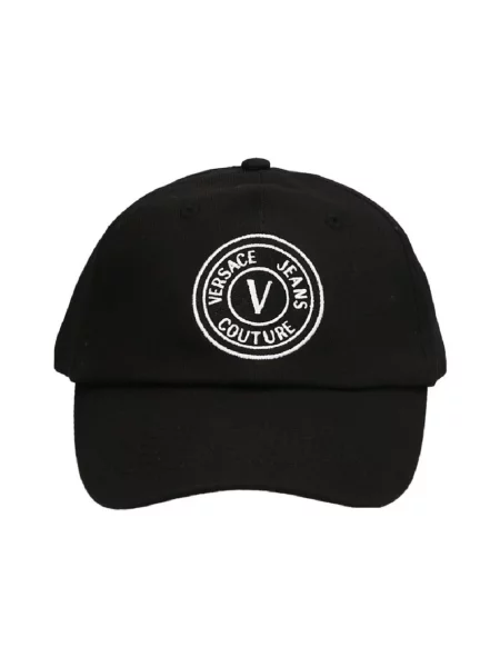 Czapka z daszkiem Versace Jeans Couture czarna
