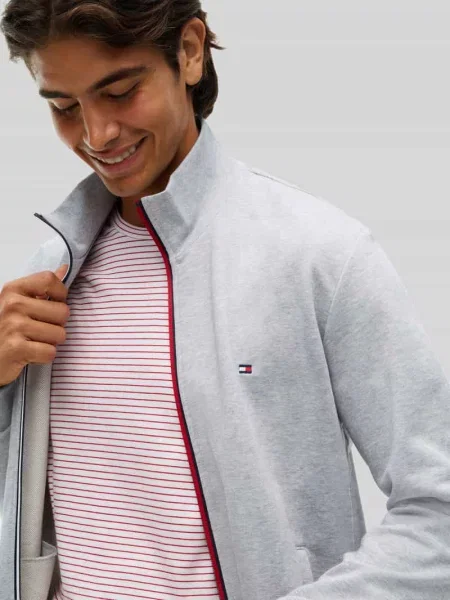 Bluza rozpinana o kroju regular fit z czystej bawełny Tommy Hilfiger