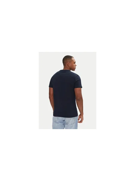 Tommy Jeans Póló Signature Dna Sötétkék Regular Fit kék
