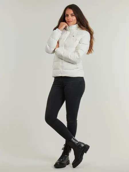 Džínová bunda Tommy Jeans bílá