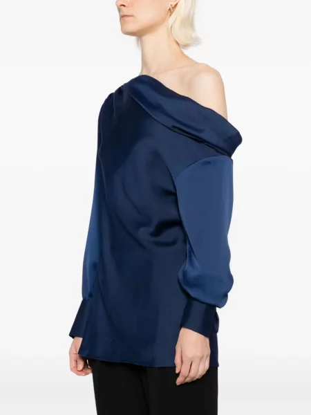 Bluzka Blaklace asymetryczna niebieska