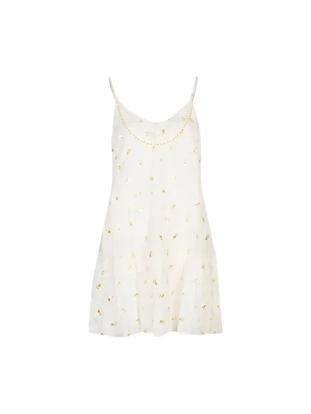 Sukienka mini Juicy Couture beżowa