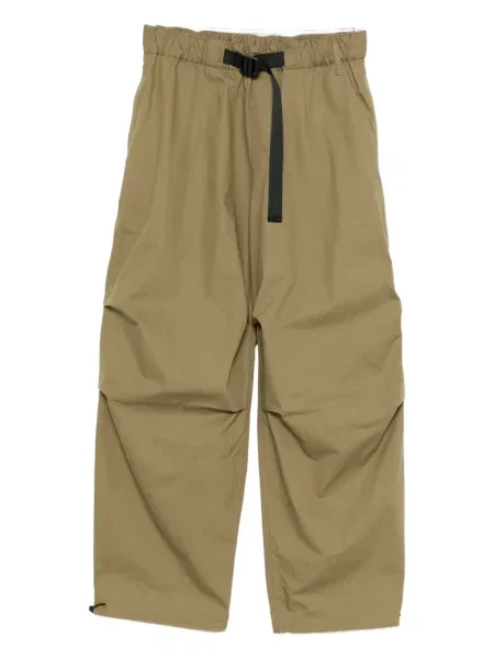 Cu centură pantaloni Studio Nicholson verde