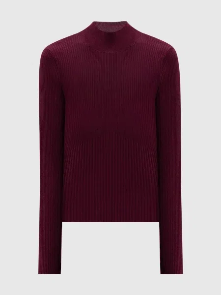 Топ з фігурним вирізом Twinset бордовий