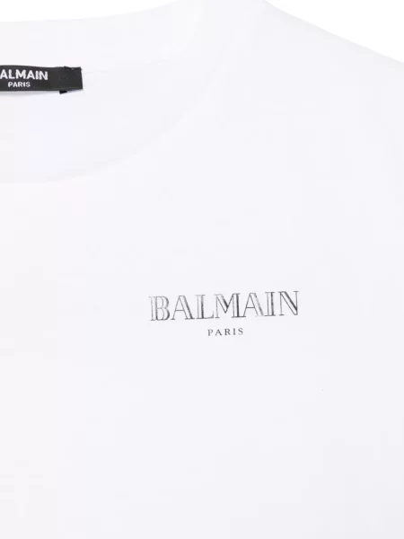 Koszulka dziecięca Balmain biała